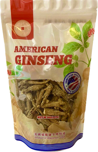 *** 花旗參(西洋參)中小節 Am. Ginseng Coarse Body MS. 8oz