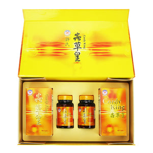 ***許氏蟲草皇雙龍禮盒Hsu's Cordy King Double Gift Set, 180 粒*2 + 60 粒*2