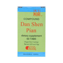 Load image into Gallery viewer, 丹參片 (無糖薄膜包衣片)  SHANGYAO FANGJI Compound (Dan Shen Pian) Dietary Supplement (Sugar Free Coating) 50 Tabs