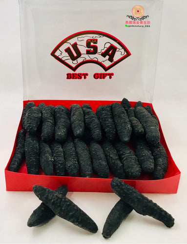 中號地中海特選黑刺參Mediterranean Black Sea Cucumber M. 8oz（35-40頭）