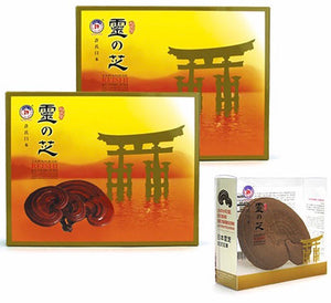 許氏日本雙靈の芝禮盒 Japanese Reishi Mushroom Gift Set,120顆x2 ，再送長野整朵靈芝禮盒
